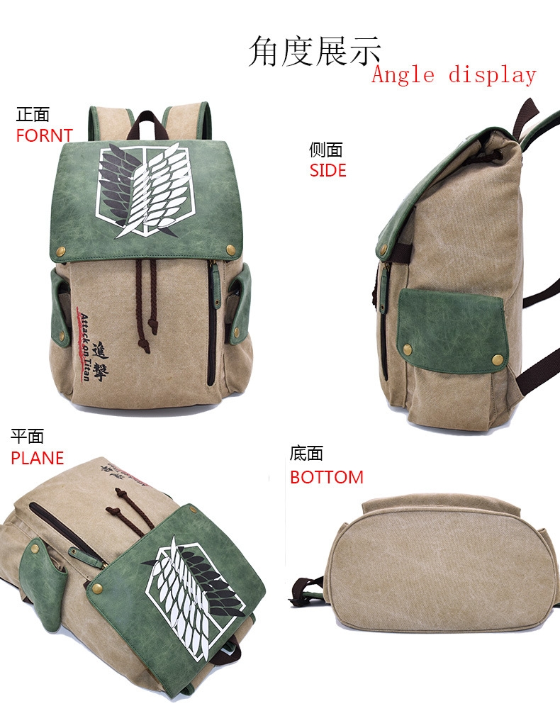 Anime One Piece Luffy Students Backpack Genuine Backpack 3