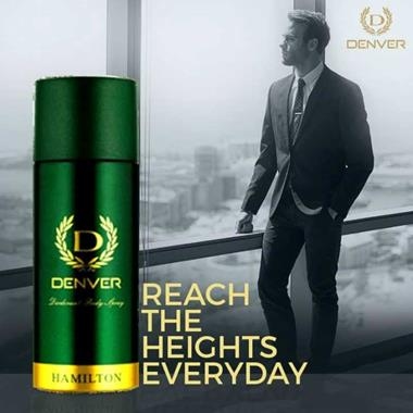 Denver Deodorant Spray For Men Hamilton 165ml 1