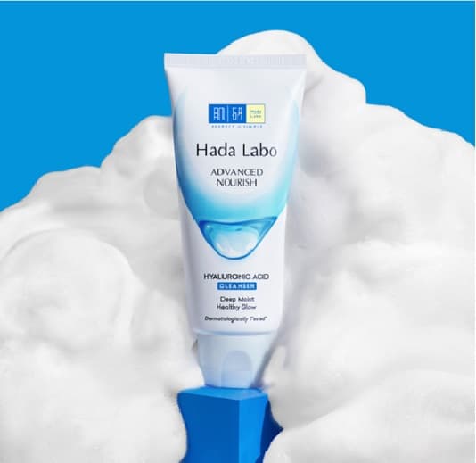 Hada Lab0 Advanced Nourish Hyaluron Cleanser-80g 2