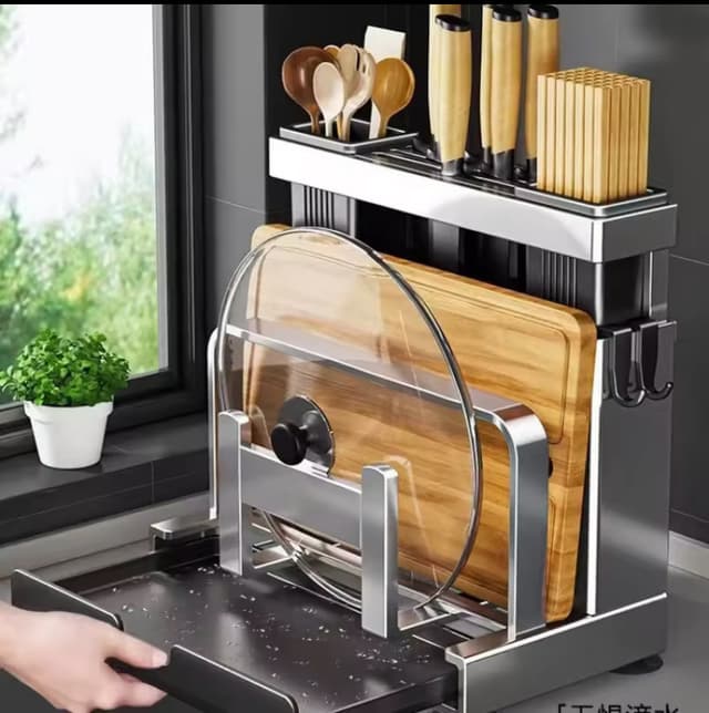 Stainless Steel Knife Holder For Kitchen