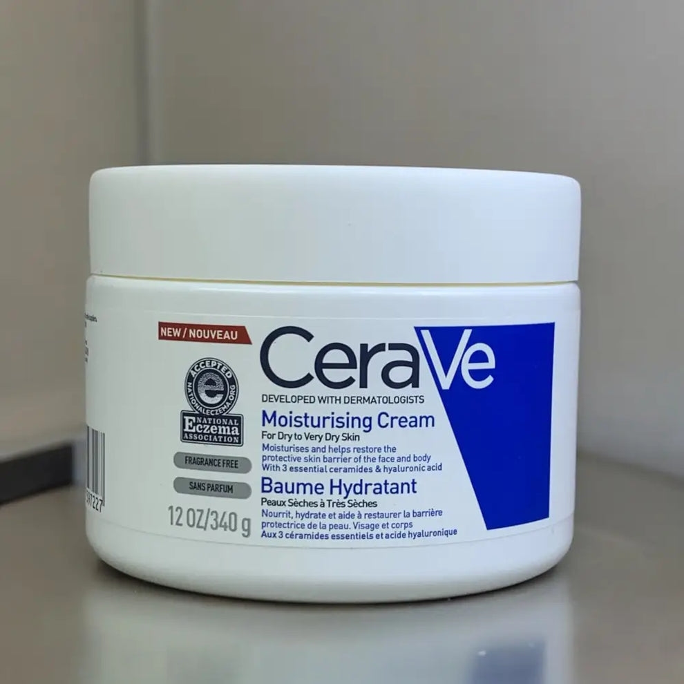 CeraVe Moisturising Cream for Dry to Very Dry Skin 340g with Hyaluronic Acid & 3 Essential Ceramides 1