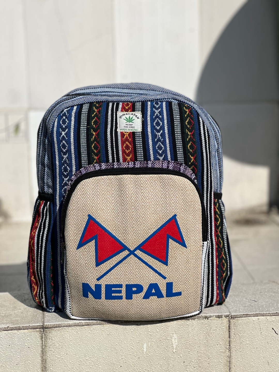 Hemp Bag pack For Men - Handcrafted Pure Hemp Bag for Travel, School & Daily Use 1
