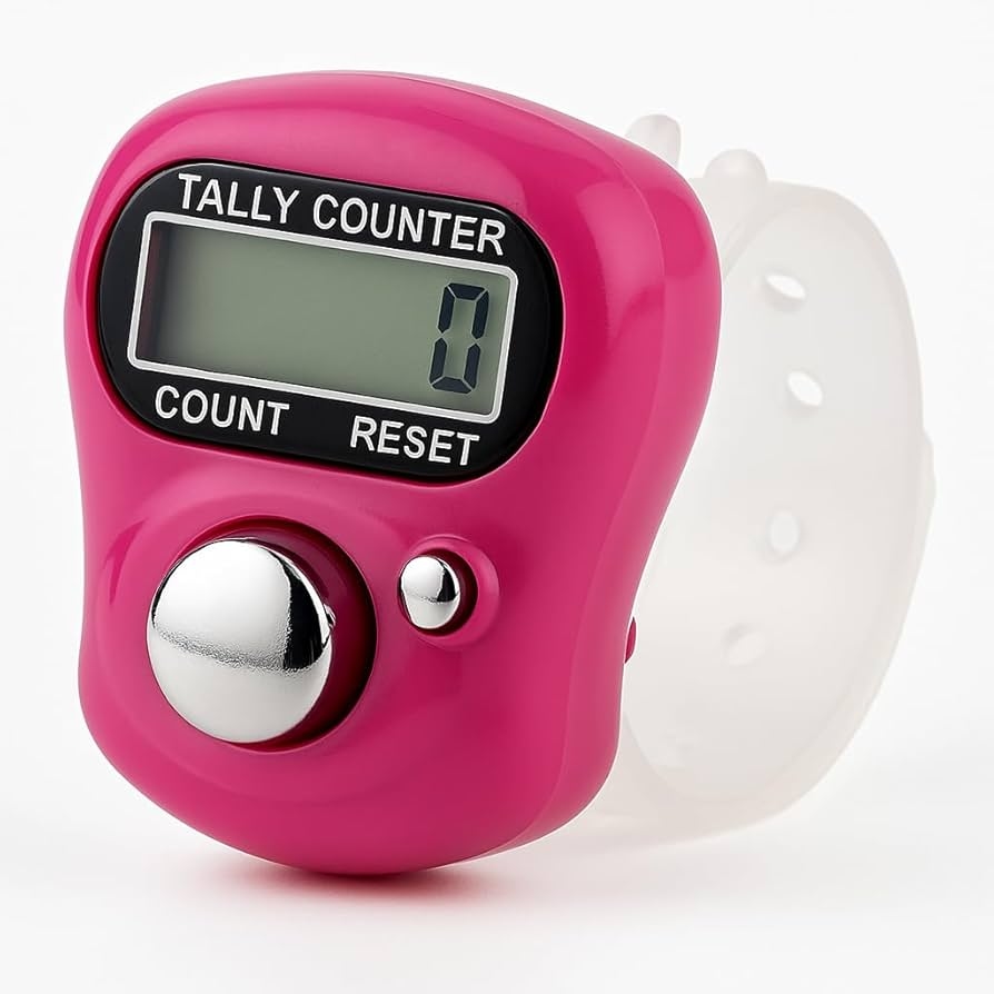 Tally Counter, Digital Electronic Finger Counter And Reset for Mantra Jap, Cricket Umpire, and Various Counting Purposes (Body Color May Vary) 5