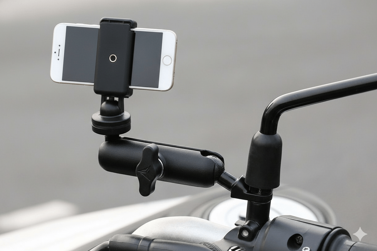 Motorcycle Phone Holder Bike Mobile Holder for Pathao Metal 1
