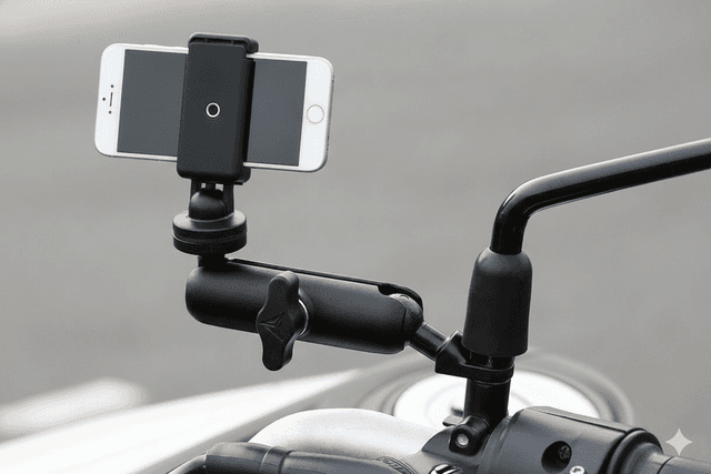 Motorcycle Phone Holder Bike Mobile Holder for Pathao Metal
