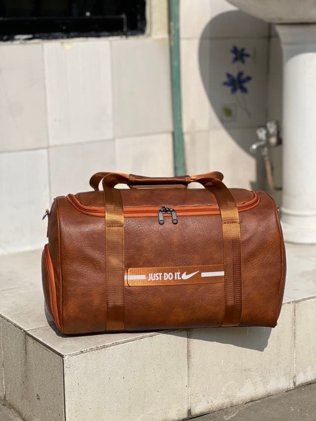 Multi-Purpose PU Leather Duffle Bag | Waterproof Travel & Gym Bag for Men And Women