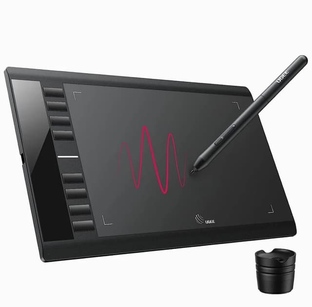 UGEE M708 V3 Digital Drawing Tablet, 10 x 6 Inches Large Graphics Tablet