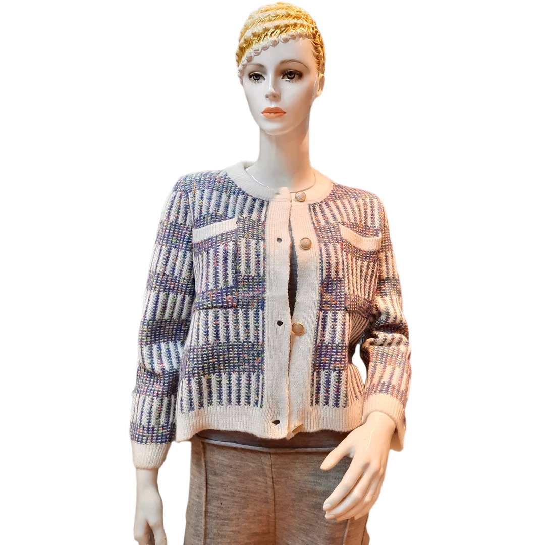 Woollen Front Buttons Cardigans For Women 1