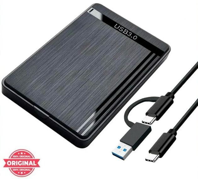2.5" Hard Disk Case SATA USB 3.0 HDD External Hard Drive Enclosure - Aluminium Alloy