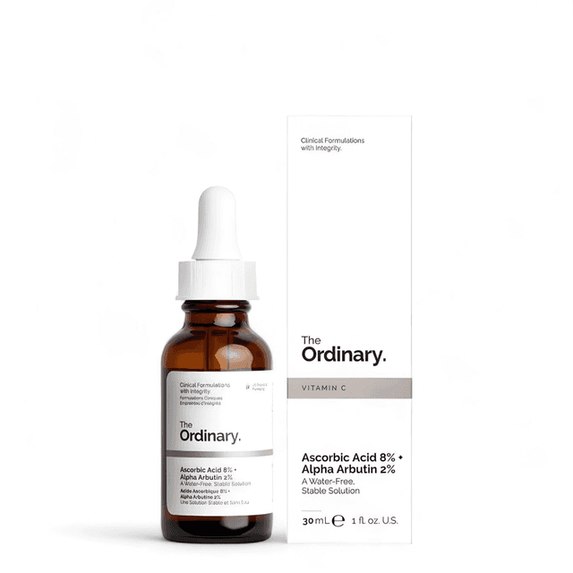 Ordinary Ascorbic Acid 8% + Alpha Arbutin 2% Serum 30ml – Brightening & Pigmentation Care