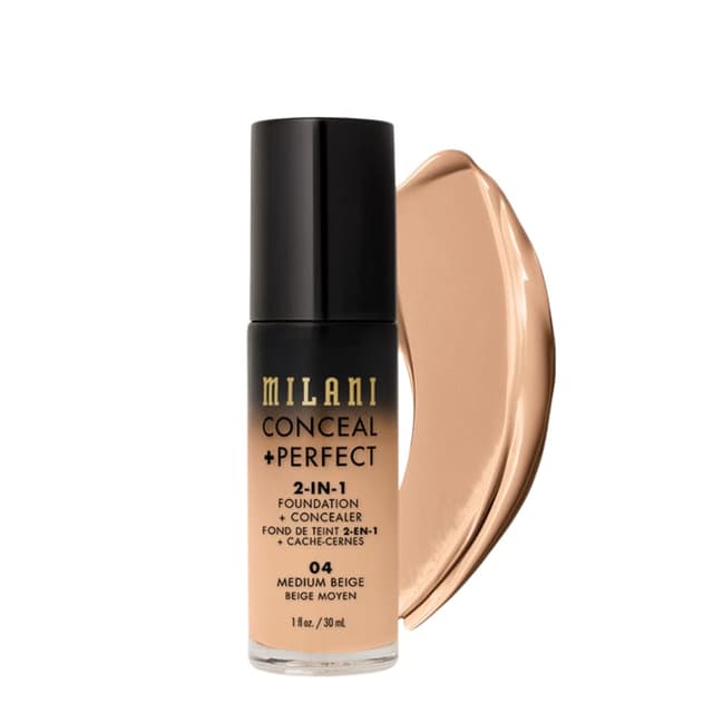 Milani Conceal + Perfect 2 In 1 Foundation + Concealer (04 Medium Beige)
