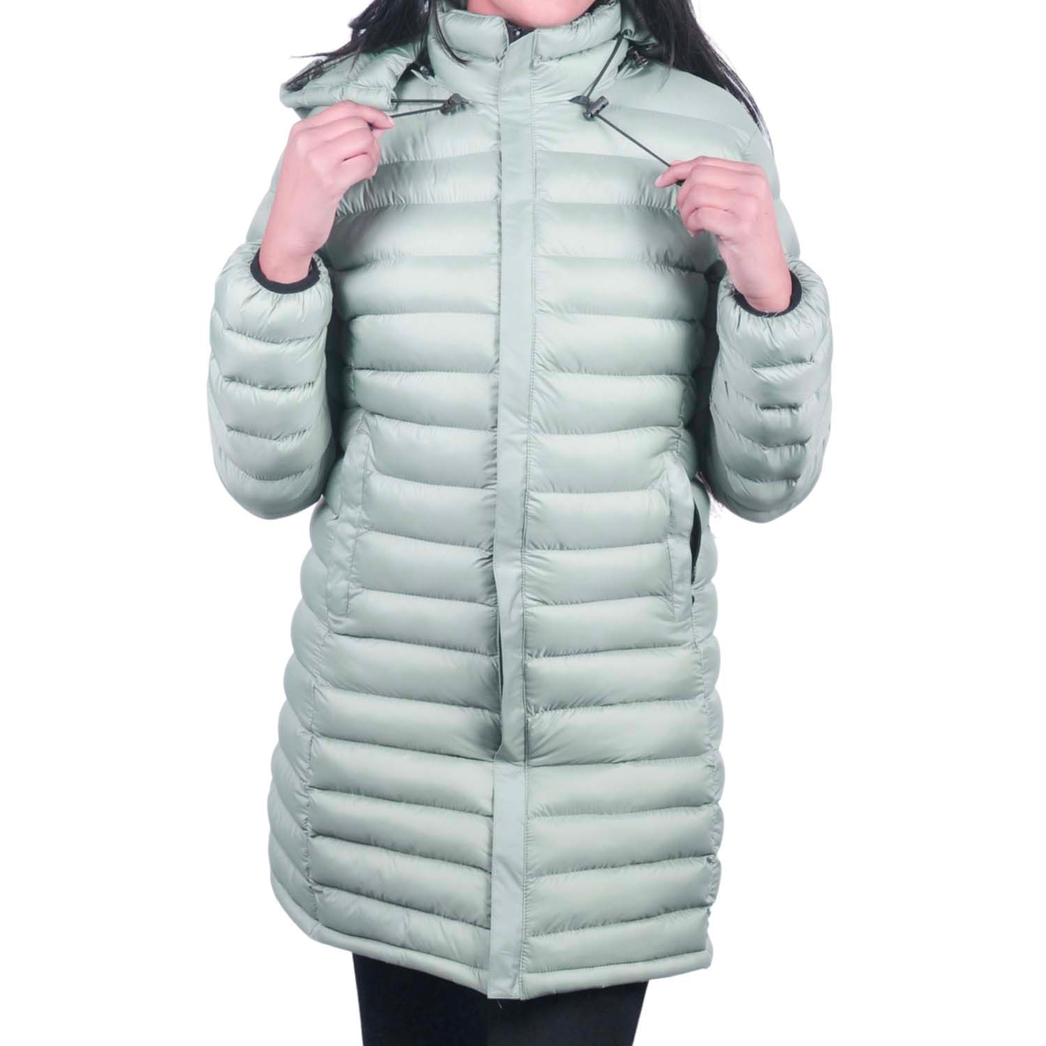 Moonstar Long Silicon Hooded Jacket for Women - Fashion 2