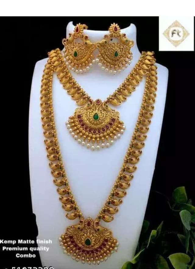 Temple Jwellery Set