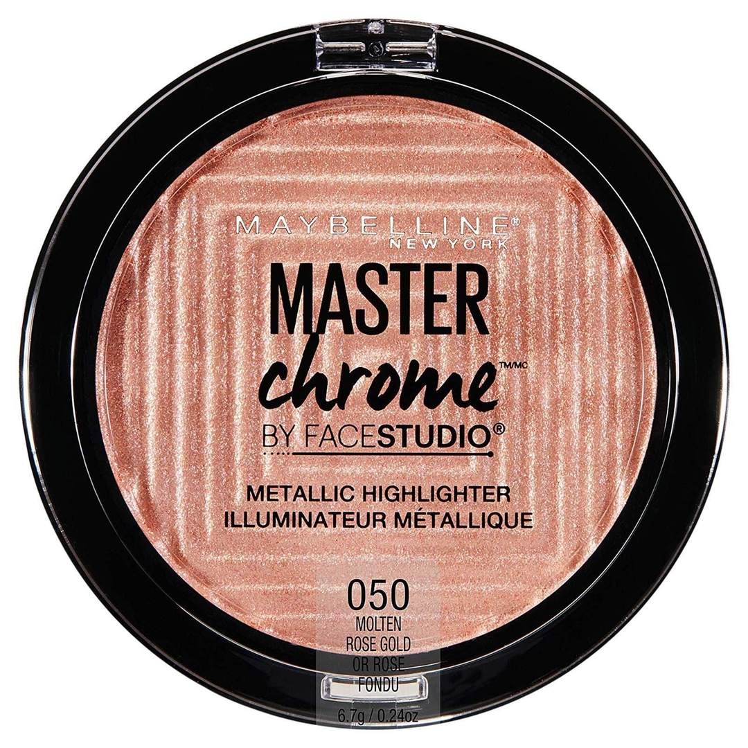 Maybelline New York Master Chrome Metallic Highlighter, Molten Rose Gold 6.7gm 1