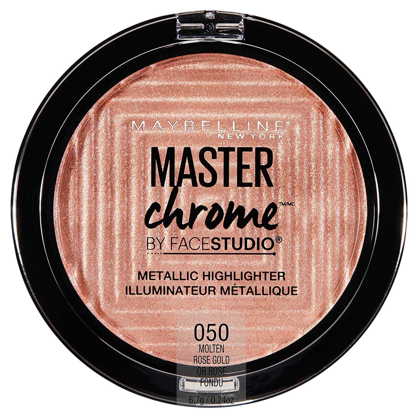 Maybelline New York Master Chrome Metallic Highlighter, Molten Rose Gold 6.7gm 1