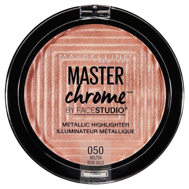 Maybelline New York Master Chrome Metallic Highlighter, Molten Rose Gold 6.7gm