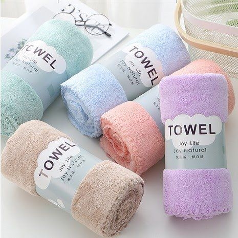 Coral Velvet Face Hand Towel (35×75) 5 pieces 1