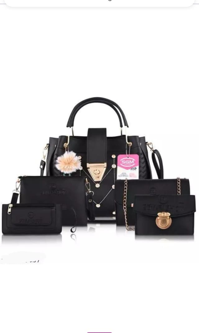 Women 5 Ps Combo Handbags Set