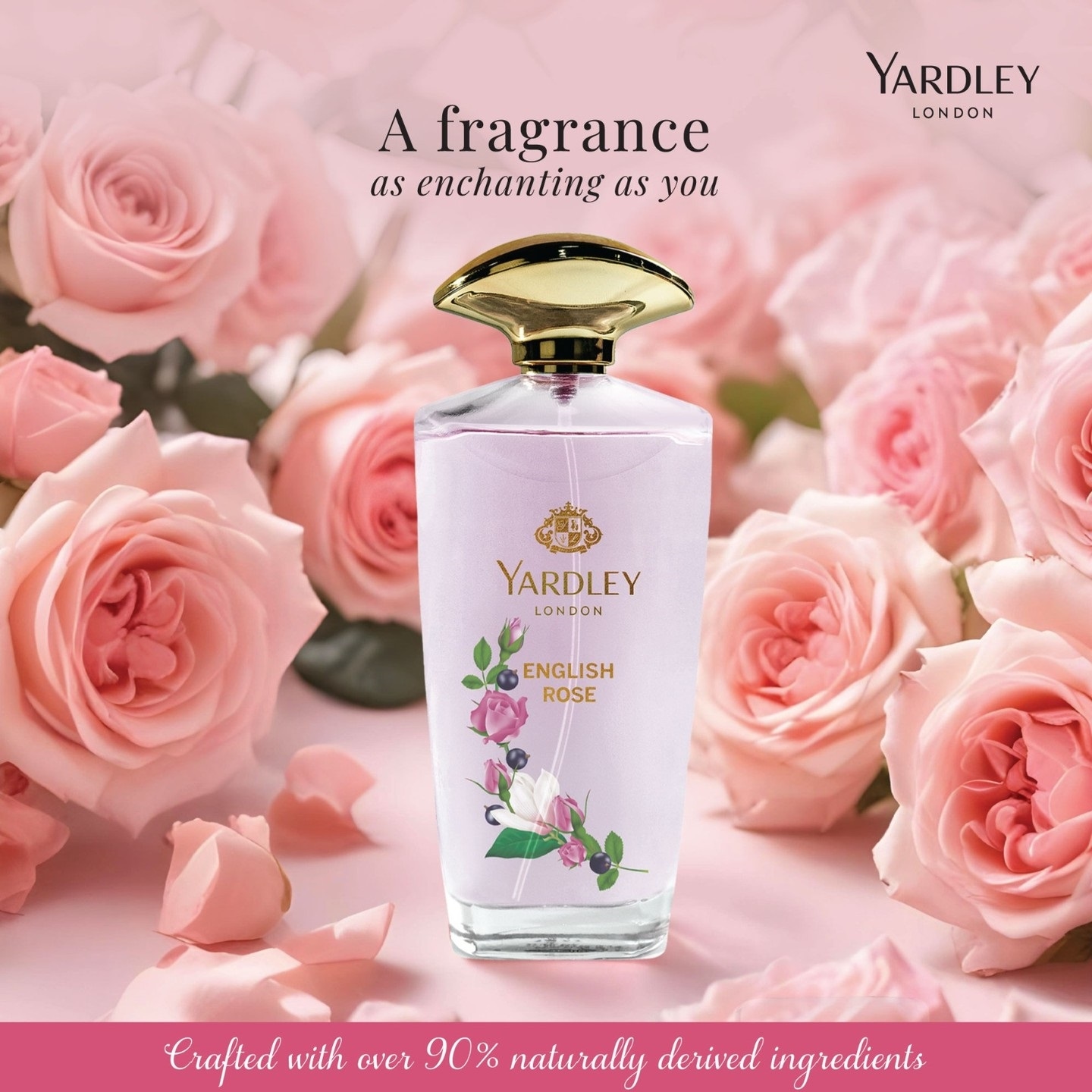 Yardley English Roses EDT Perfume for Women (100ml) 1