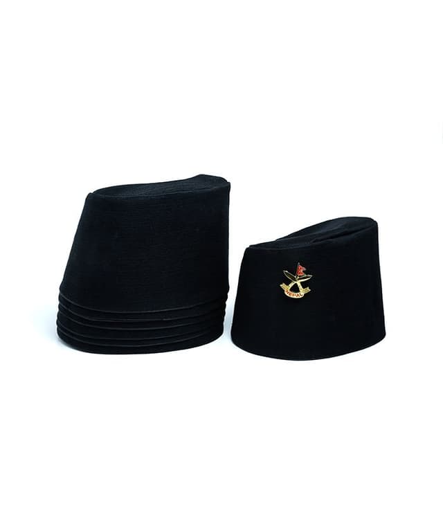 Black Dhaka Topi And Khukuri Cross