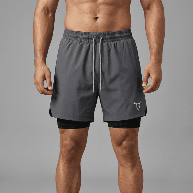 Half Pant With Inner Tights For Men
