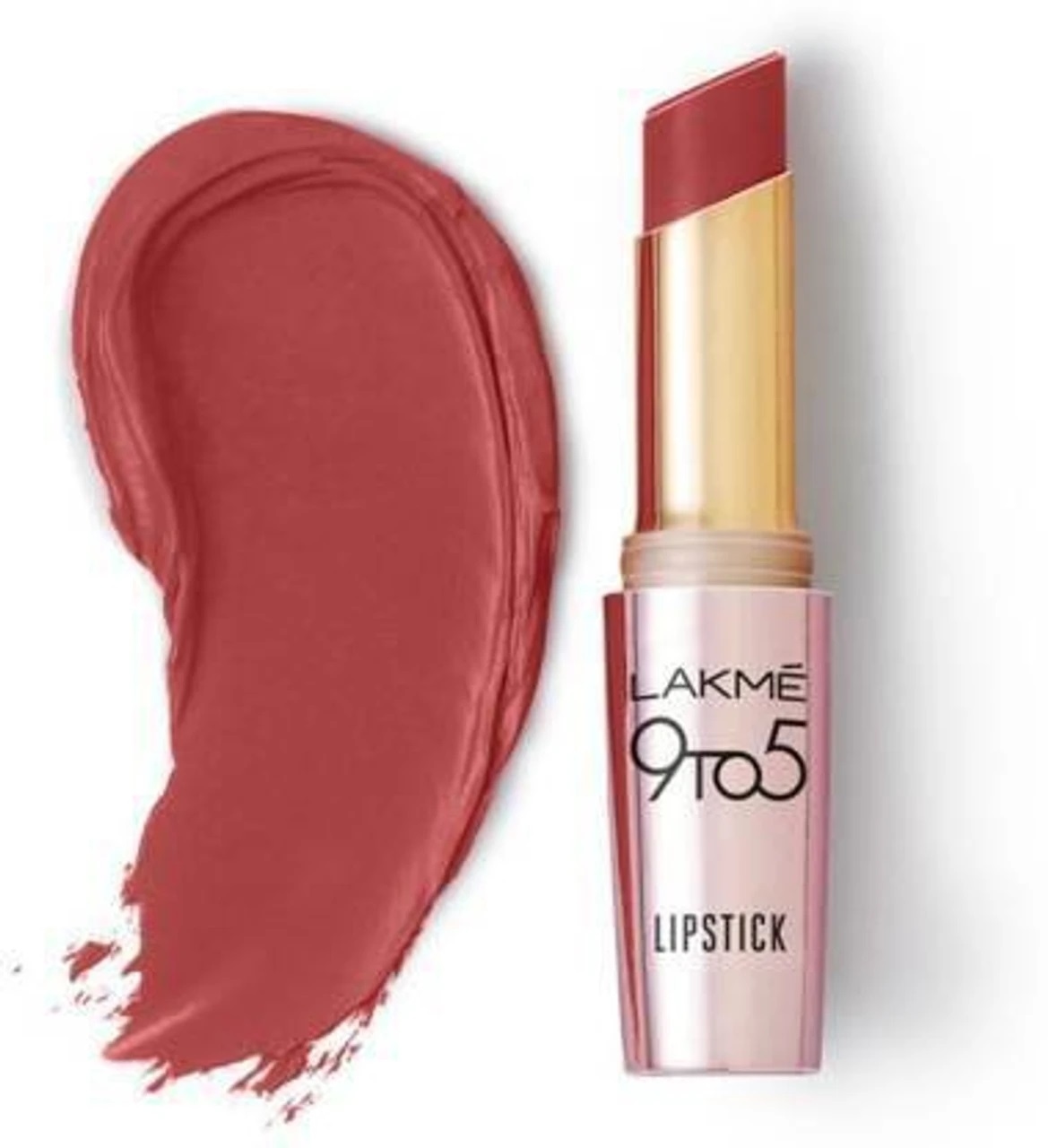 Lakme 9 to 5 Primer + Matte Lipstick - MM3 Roseatte Red (3.6g) 1