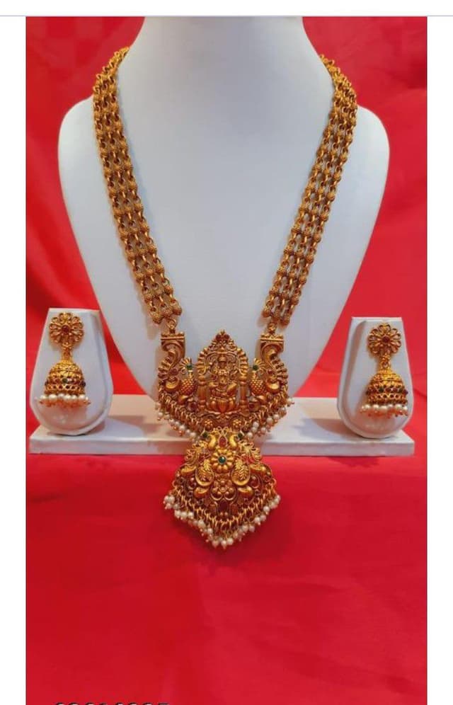 Temple Laxmi Jewellery Set