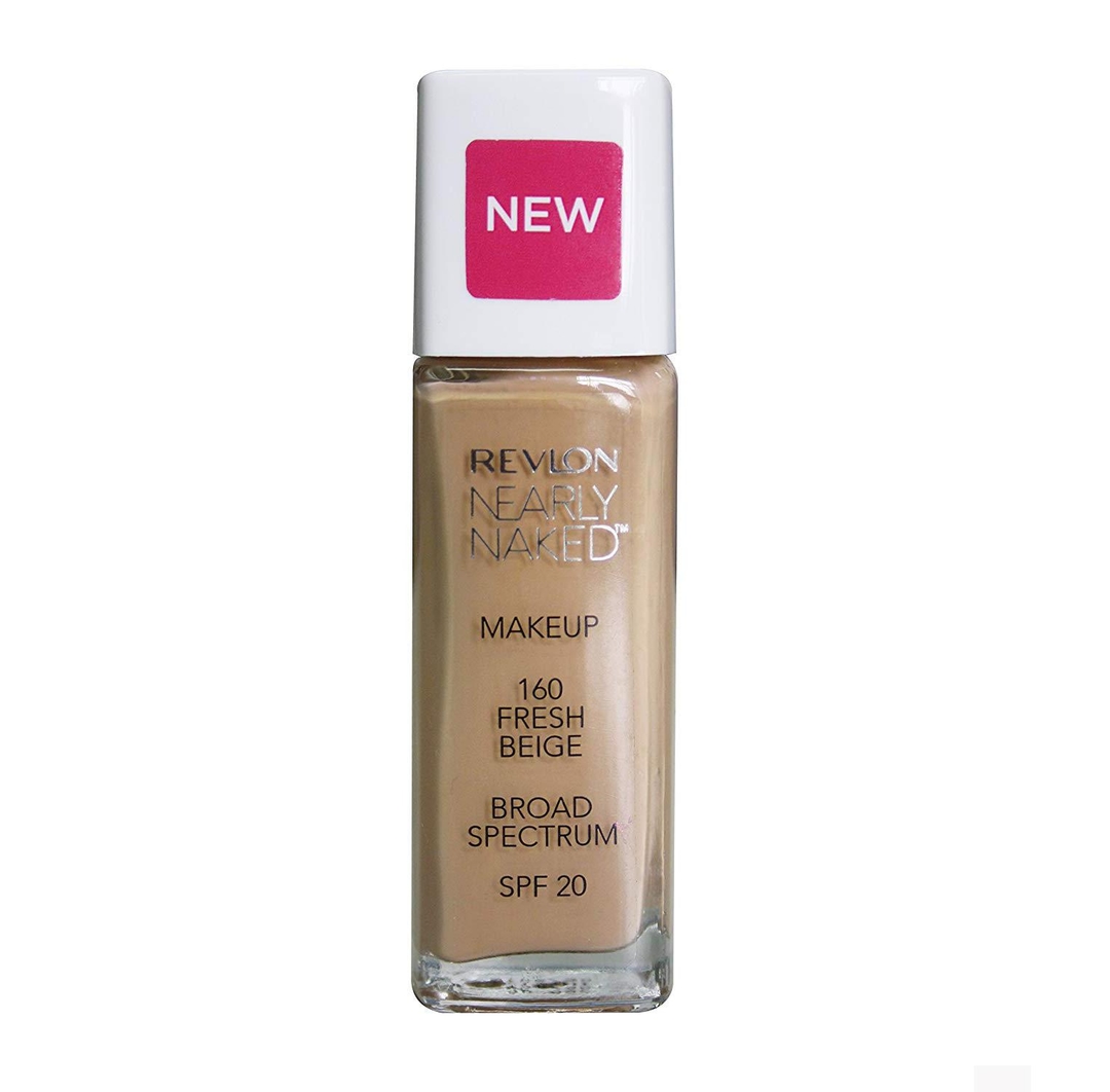REVL0N Nearly Naked Make-Up SPF20 Foundation - 160 Fresh Beige (30g) 1