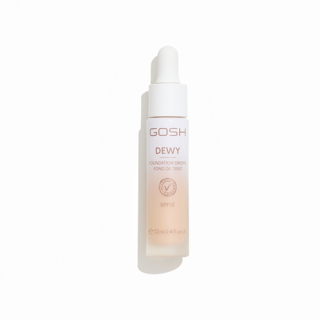 GOSH Dewy Foundation Drops with SPF 15 - 004 (12ml) 1