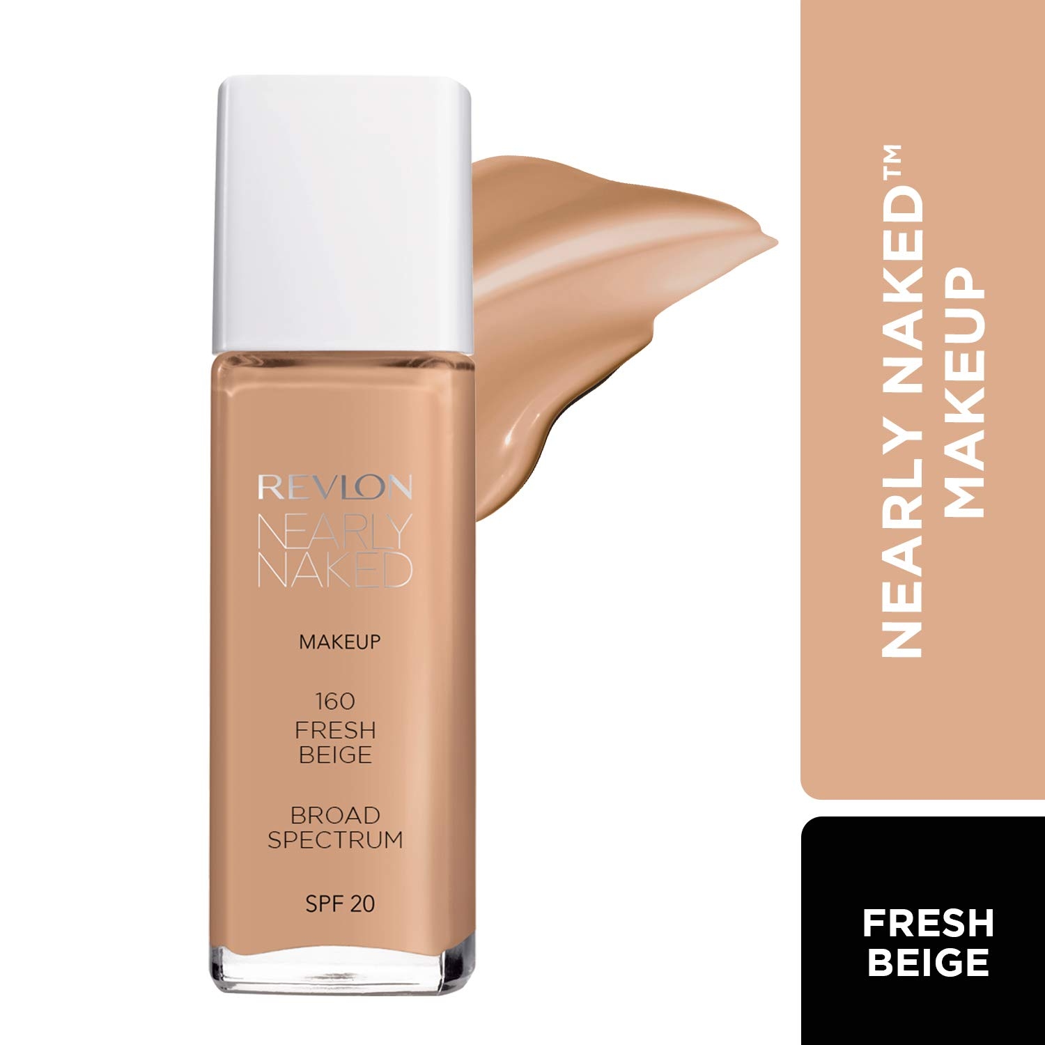 REVL0N Nearly Naked Make-Up SPF20 Foundation - 160 Fresh Beige (30g) 2