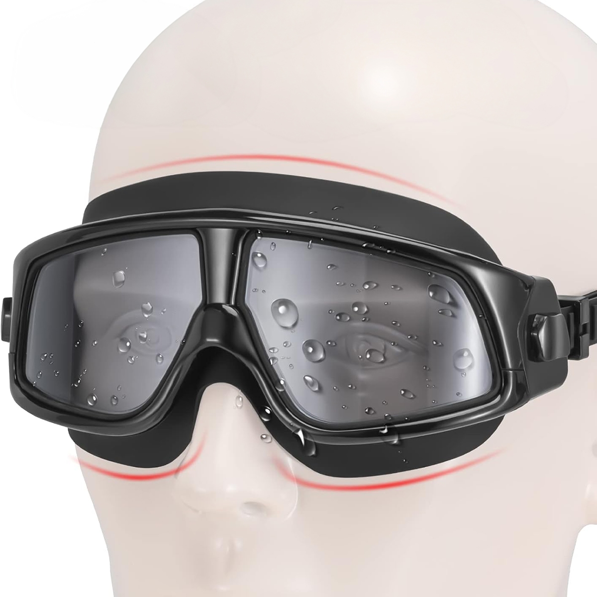 UV And Fogg Protection Electro Plated Unisex Swimming Goggles UV Protection Unisex Swimming Goggles 3