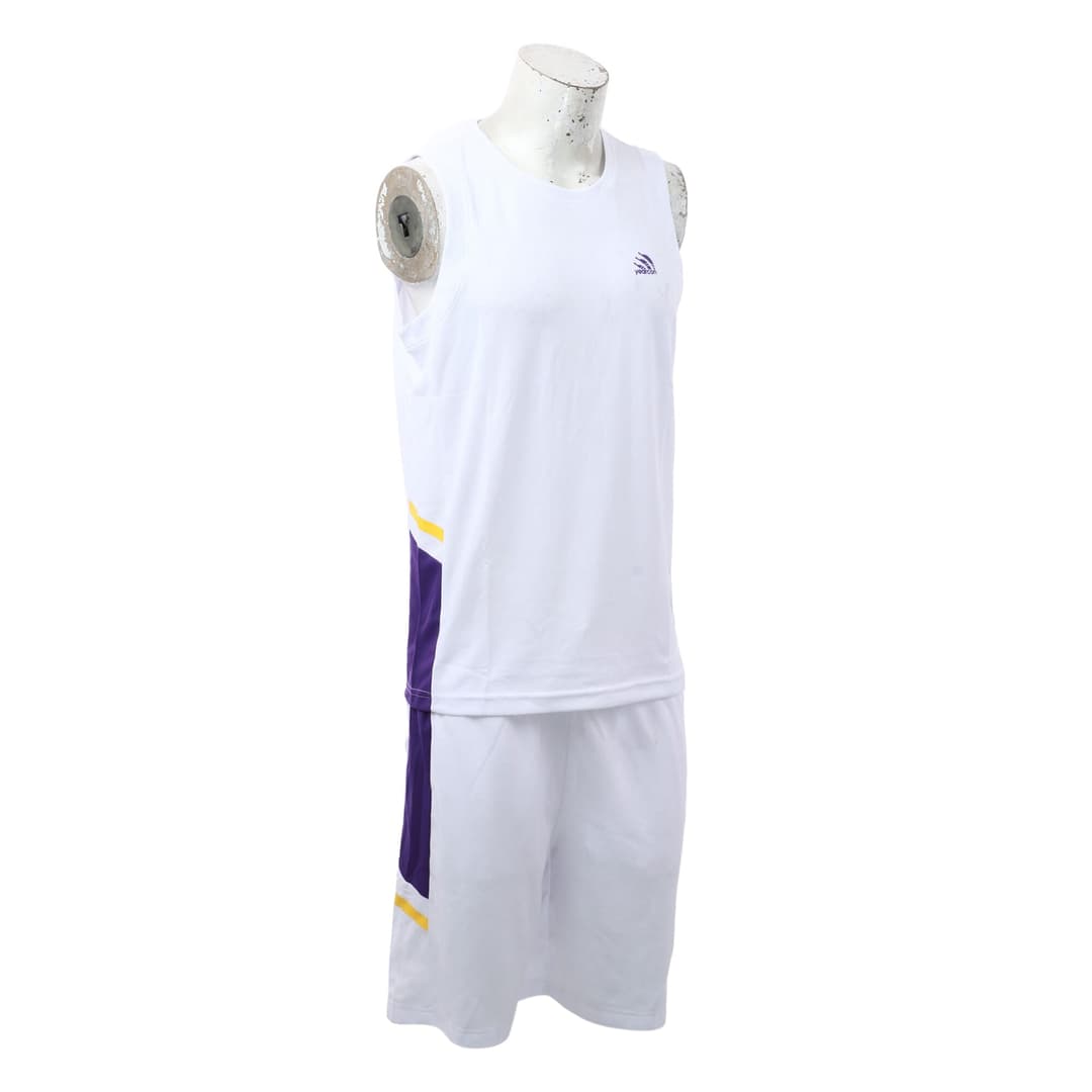Yearcon White Cotton T-Shirt With Short Set For Men 2