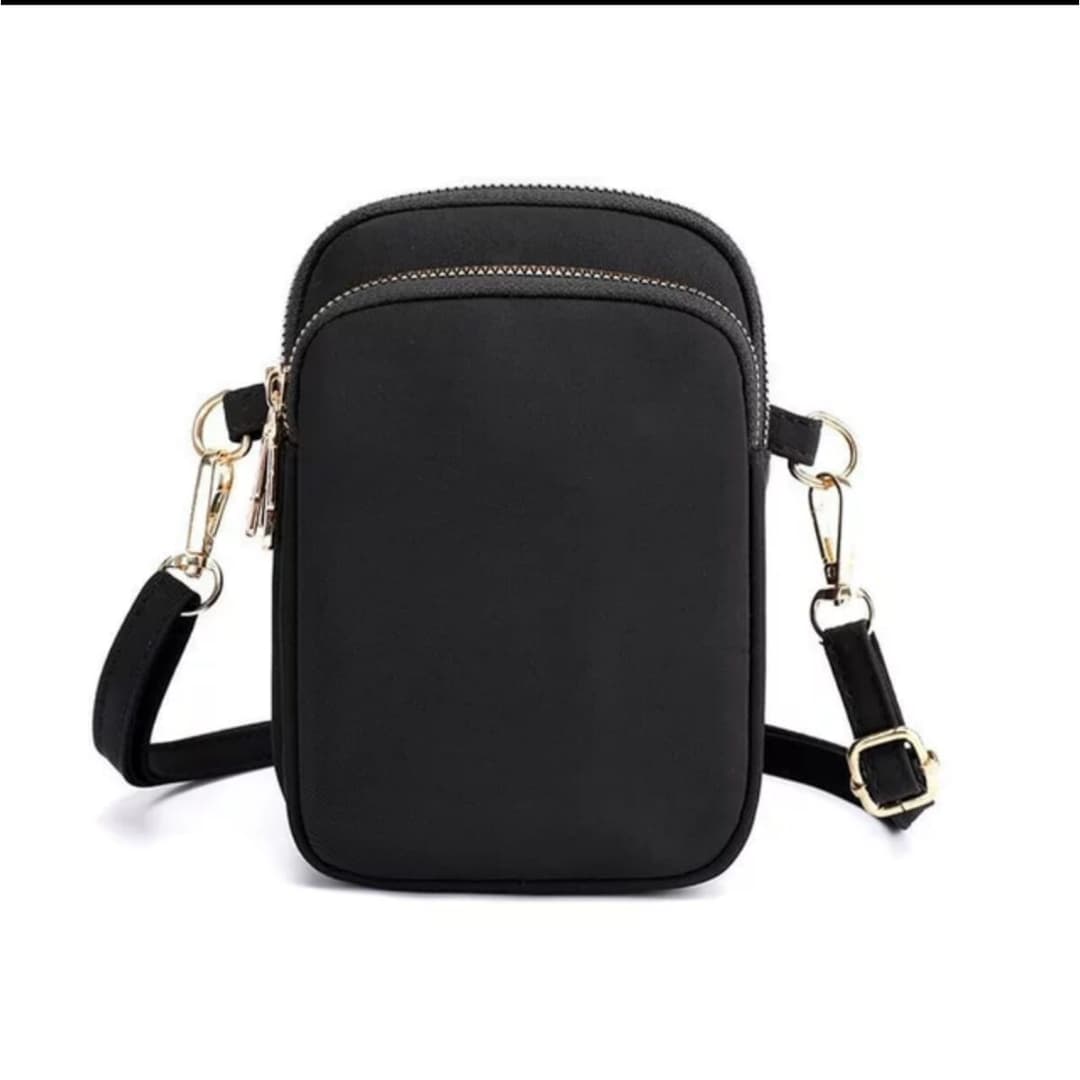 Fashion Solid Nylon Cloth Bag Crossbody Bag Mini Flag Bag Famous Design Women Small Shoulder Handbag Coin Purse 3