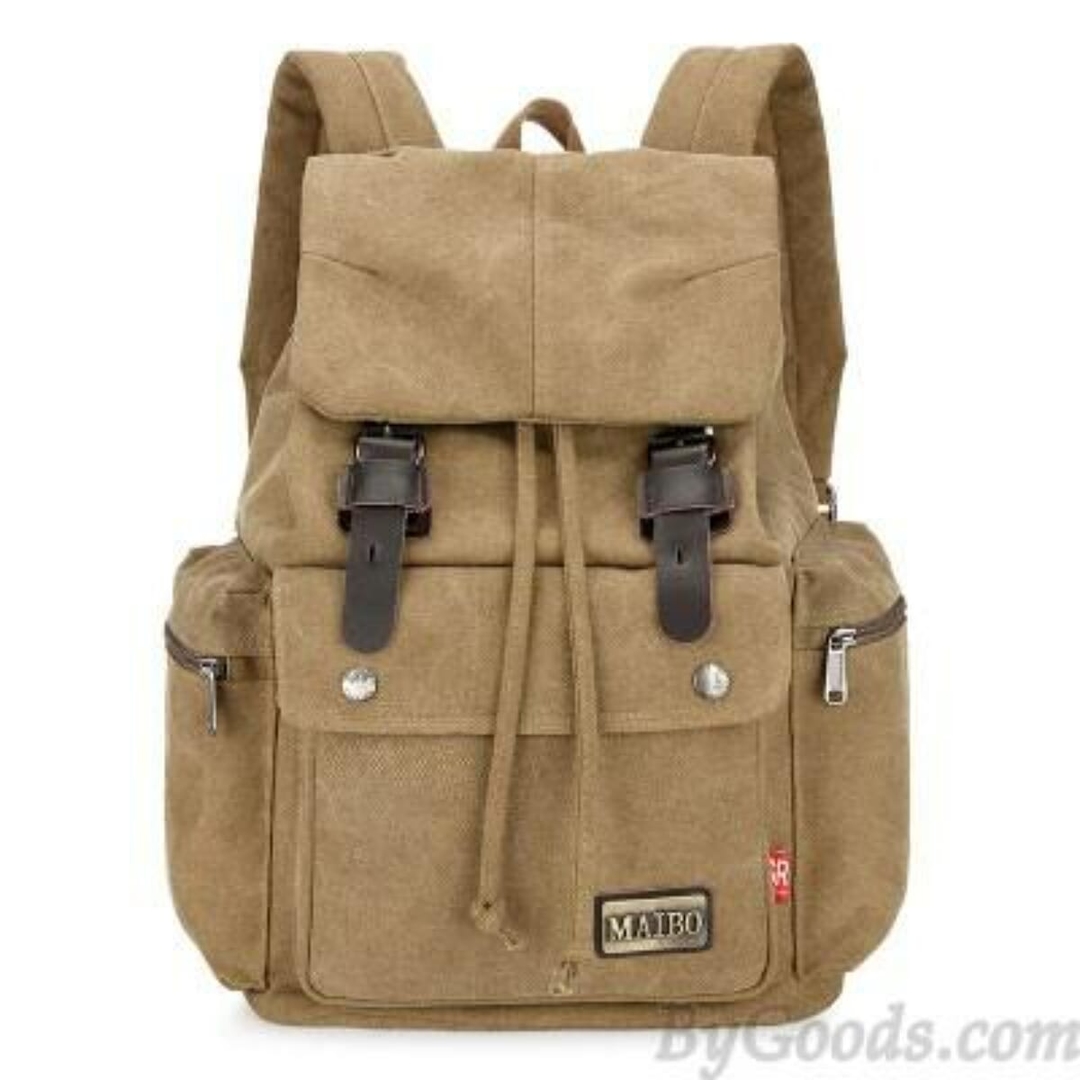 Maibo Leisure School Camping Student Rucksack Unisex Travel Bag Large Canvas Backpack - Bags For Boys And Girls 4