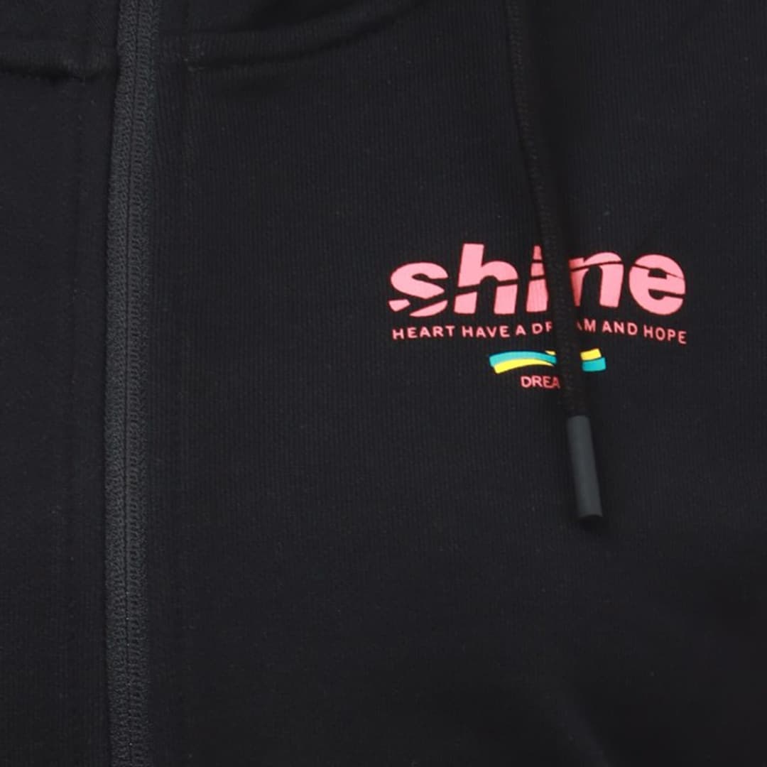 Yearcon Black Cotton Stretchable Full Sleeves Front Zippered Design Jacket For Women 3