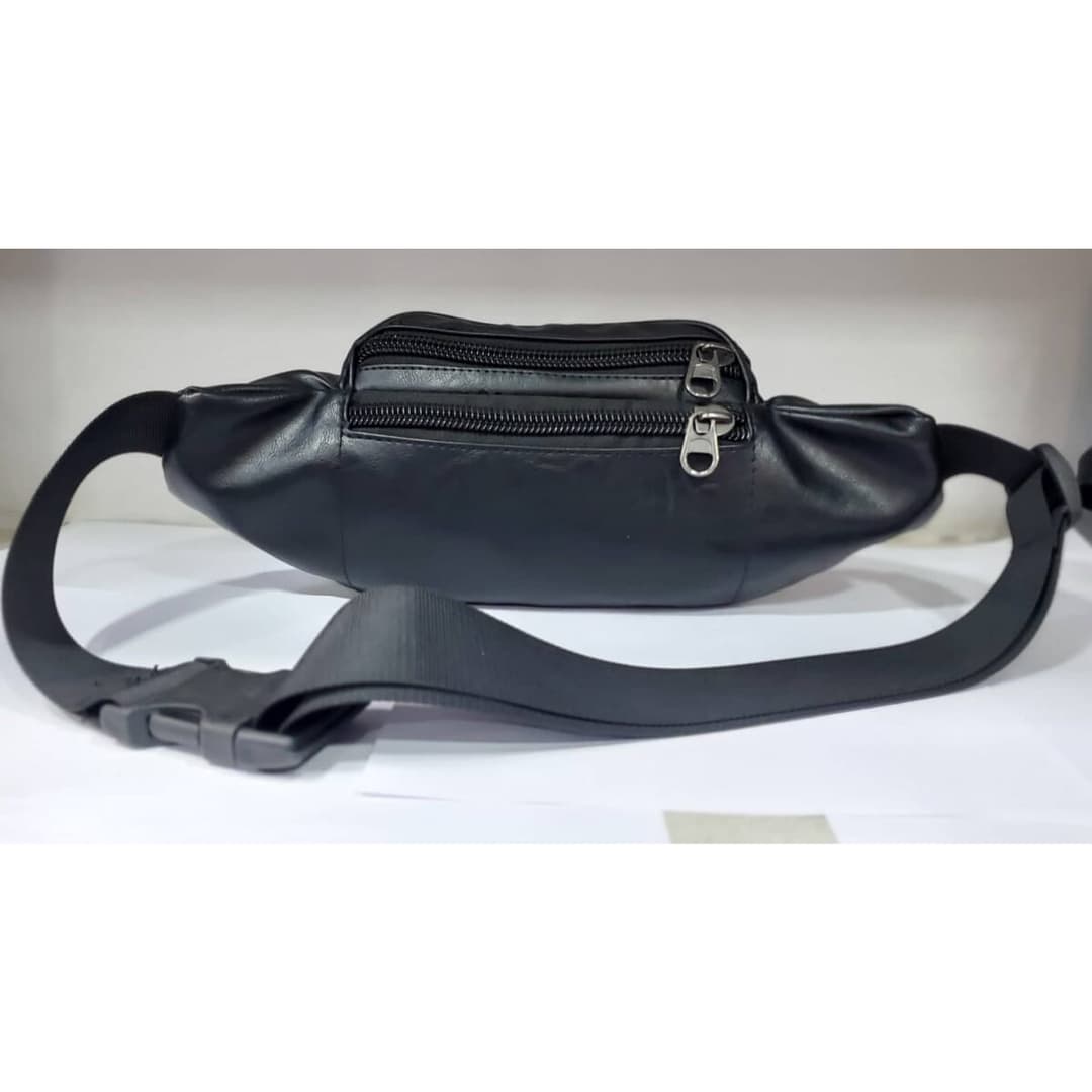 Vintage Waist Bag Unisex PU Leather Chain Belt Bag Waist Pack Travel Belt Wallets Fanny Bags 4