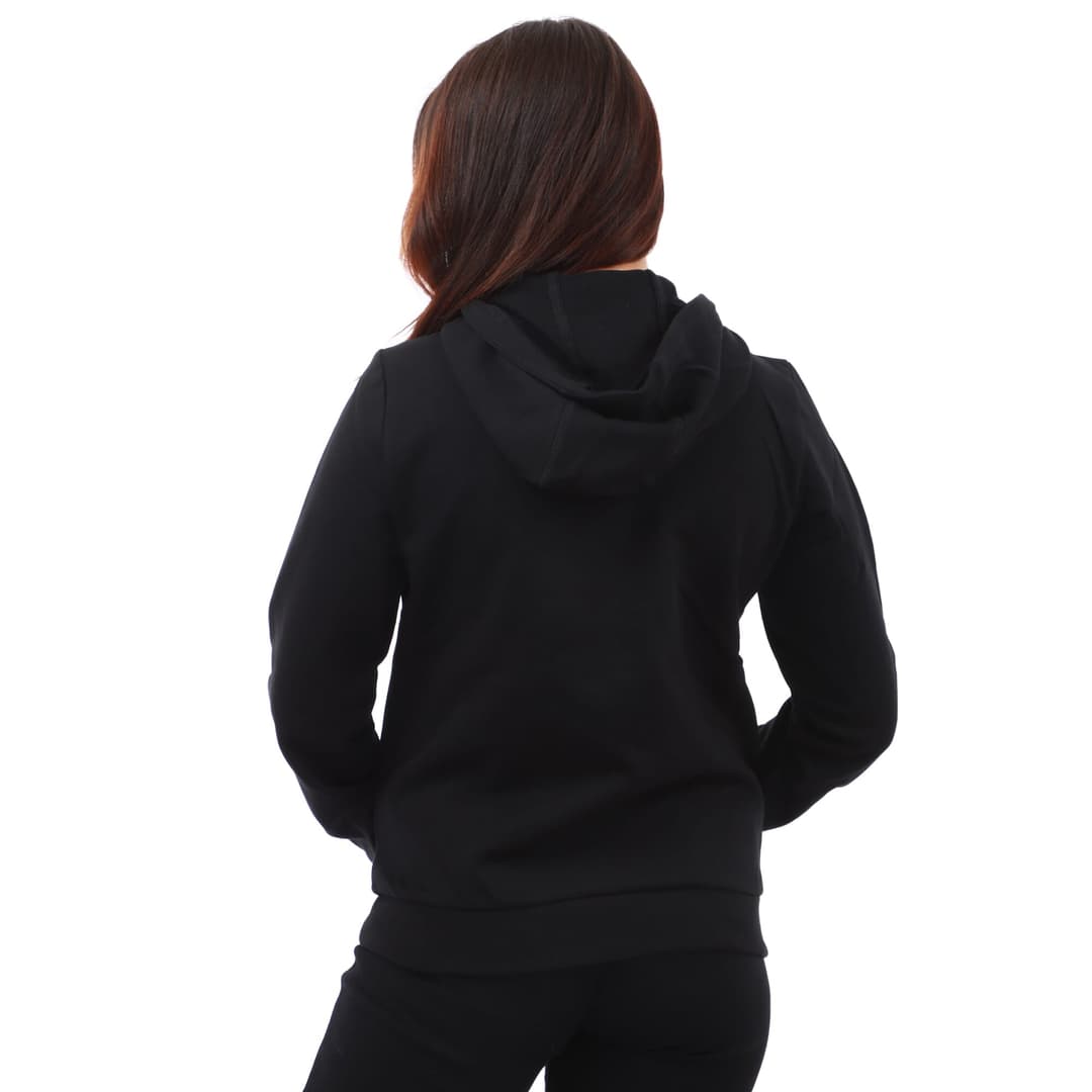 Yearcon Black Cotton Stretchable Full Sleeves Front Zippered Design Jacket For Women 4