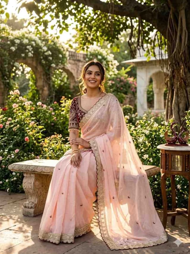 Shivshakti Collection Embroidery Worked Saree Collection