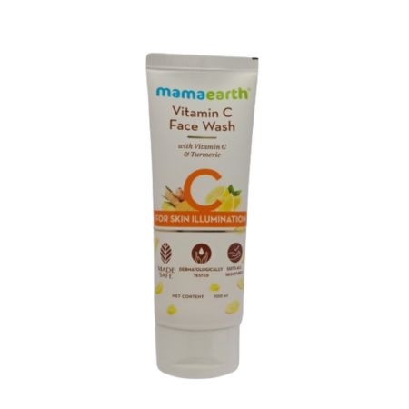 Mamaearth Vitamin C Face Wash With Vitamin C & Turmeric for Skin Illumination 100 ml (New) 1