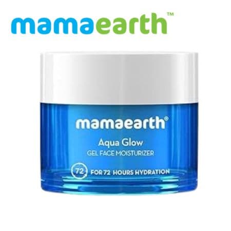 Mamaearth Aqua gel moisturizer, Vitamin C Compact powder, sunscreen and Lipsticks Sets 1