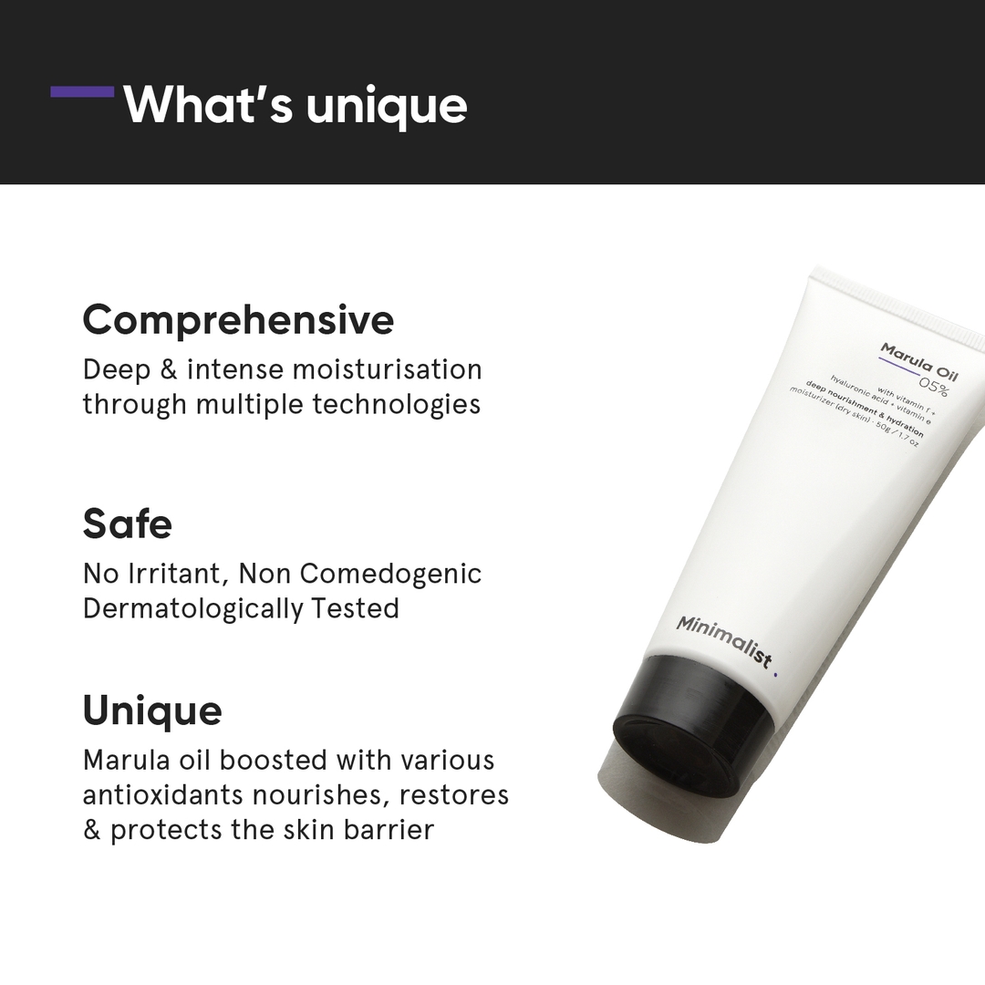 Minimalist Marula Oil 5% Face Moisturizer 3