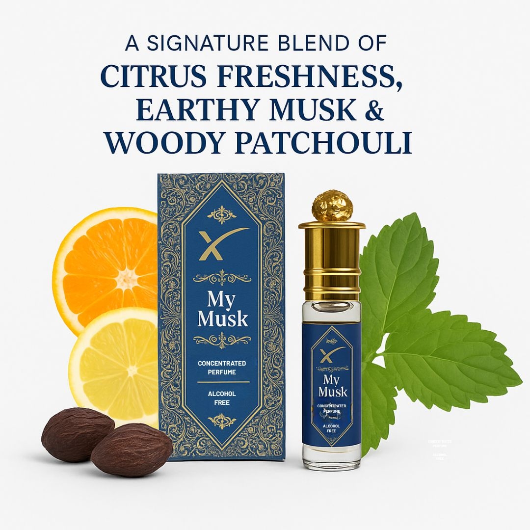 Mount Of Xcel My Musk Attar Long Lasting Concentrated Perfume Roll on 6ml 2