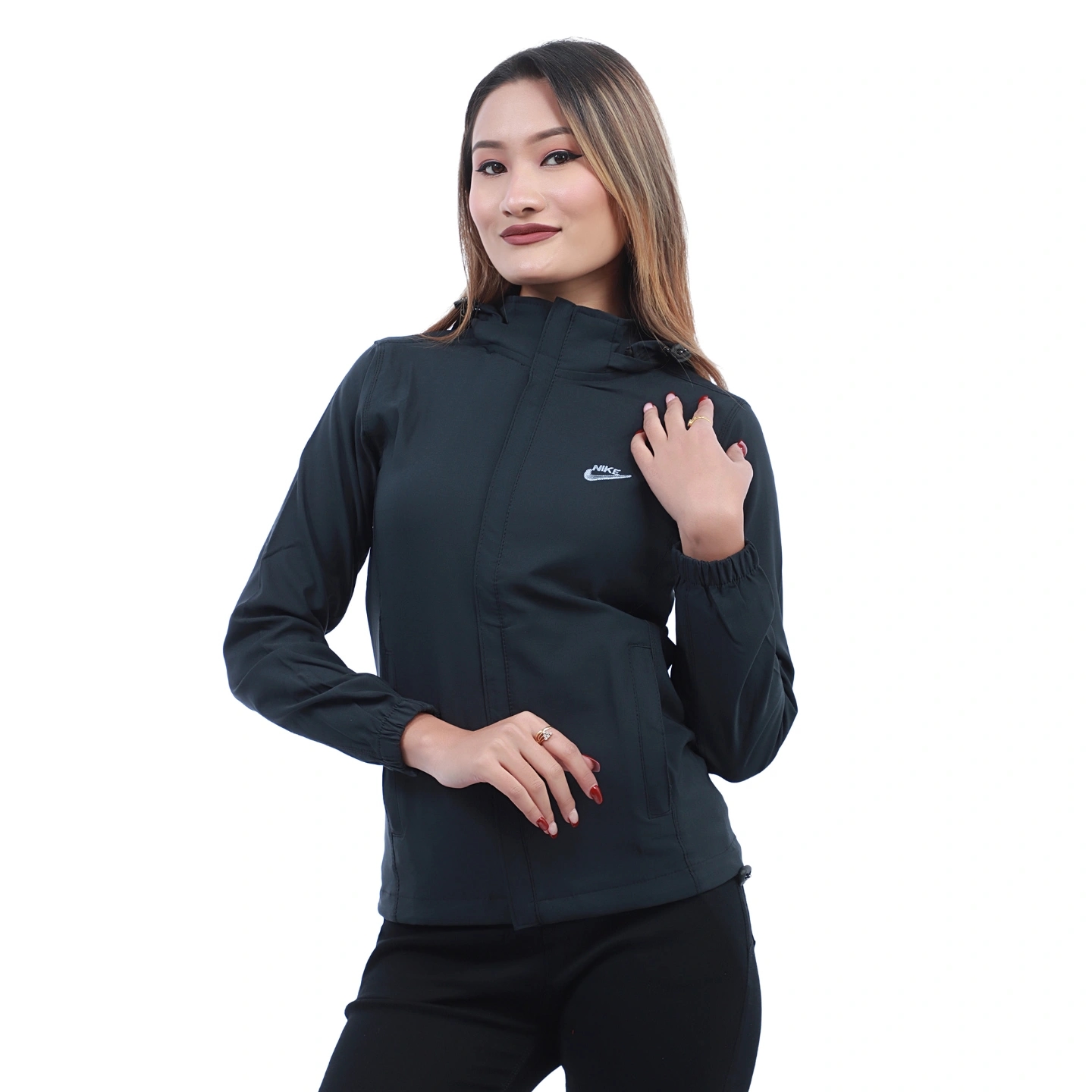 Stretchable Wrinkle Windcheater For Women - Fashion | Women'S Wear 1