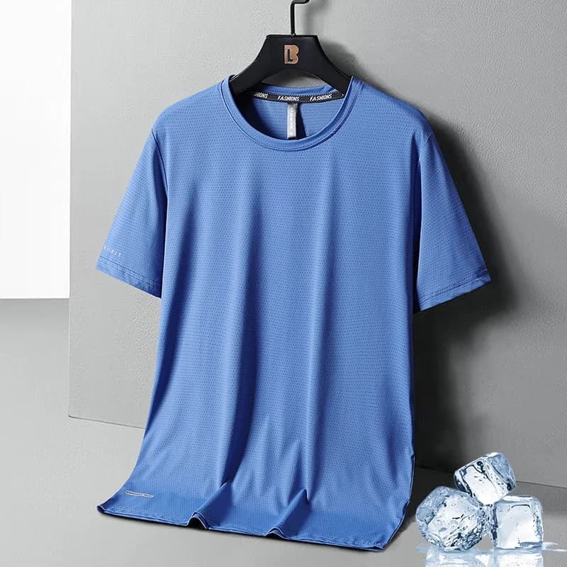 Sports Summer Half Sleeve Round T-shirt For Men 2