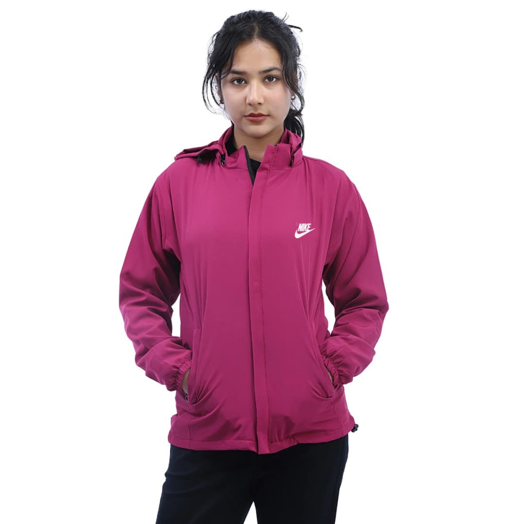 Stretchable Wrinkle Windcheater For Women - Fashion | Women'S Wear 4