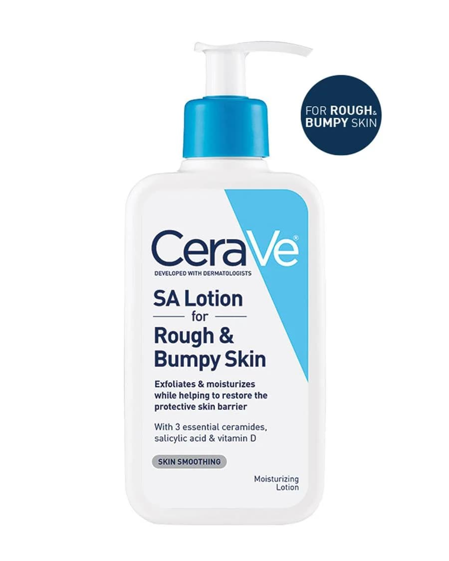 Cerave SA Lotion For Rough & Bumpy Skin (237ml), Daily moisturizer, Cera Ve Lotion, To Treat Keratosis Pilaris