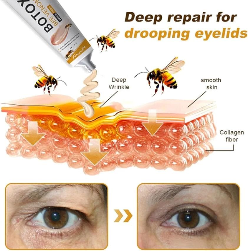 Botox Cream Bee Venom Wrinkle Cream, Bee Venom Skin Treatment Cream, Anti-Wrinkle Firming 1