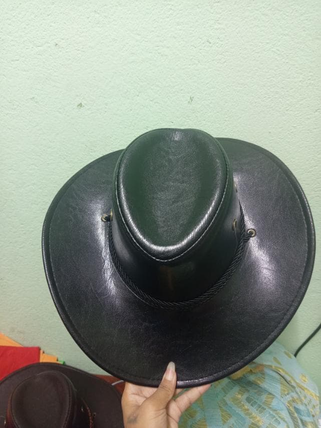 Leatherette Western Hat 5