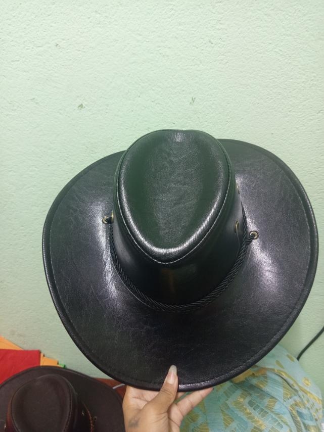 Leatherette Western Hat 6